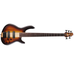 Cort C5 Plus ZBMH 5-String Bass Guitar w/ Markbass Pre – Open Pore Tobacco Burst